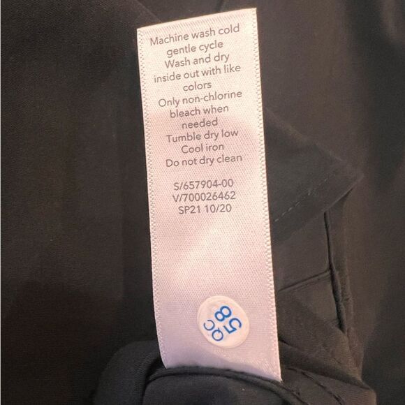Athleta Zuma Black Featherweight Stretch Utility Shirt Dress XXS NWT Travel - Picture 11 of 12